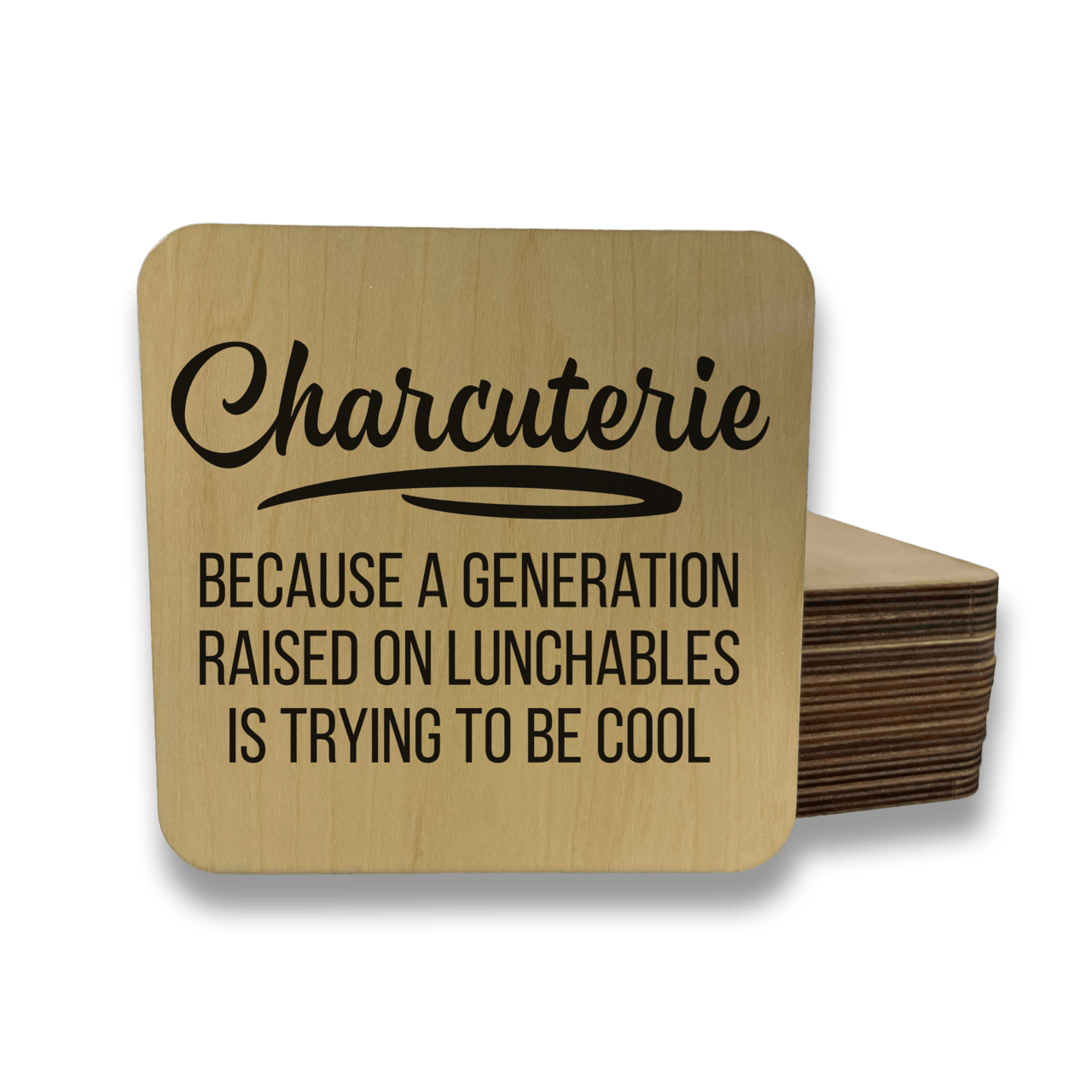CHARCUTERIE FUNNY Magnet/Drink Coaster