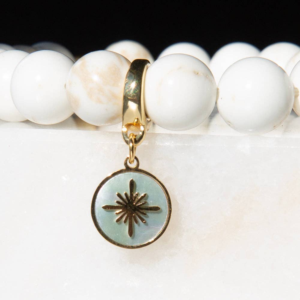 Star Charm, Mother of Pearl | Charm Bar | Bag Charm