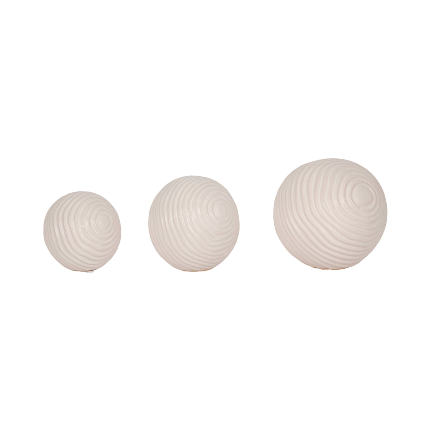 White Ceramic Round Ribbed, 4/5/6 in.