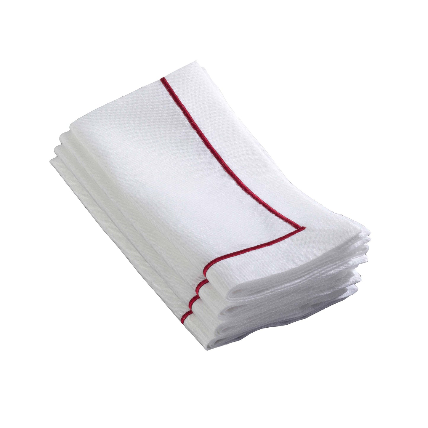 Embroidered Line Design Napkin