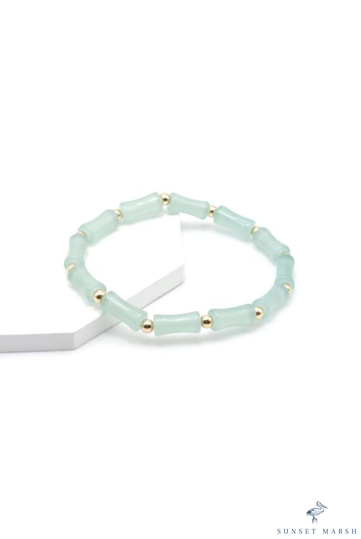Bamboo Bliss - Mint Bracelet
