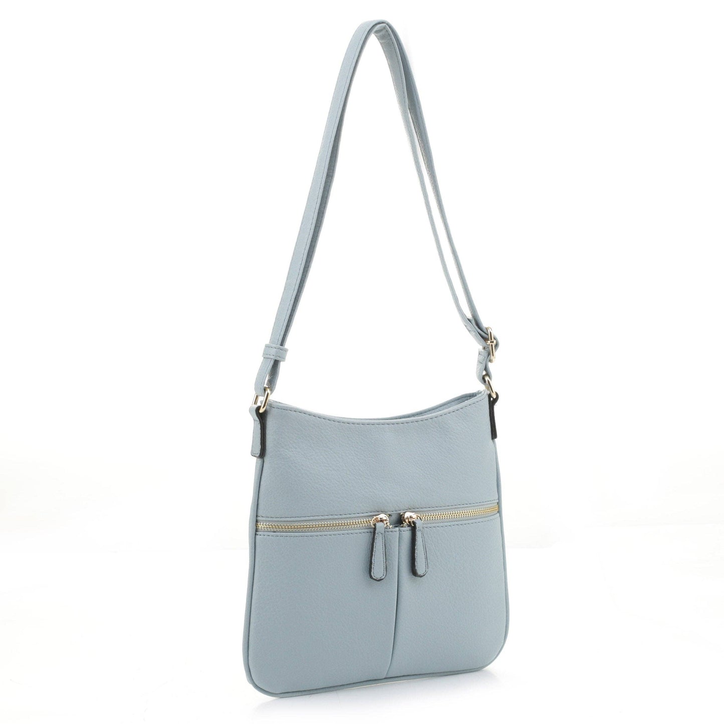 FC19547 Double Front Pocket Crossbody Bag