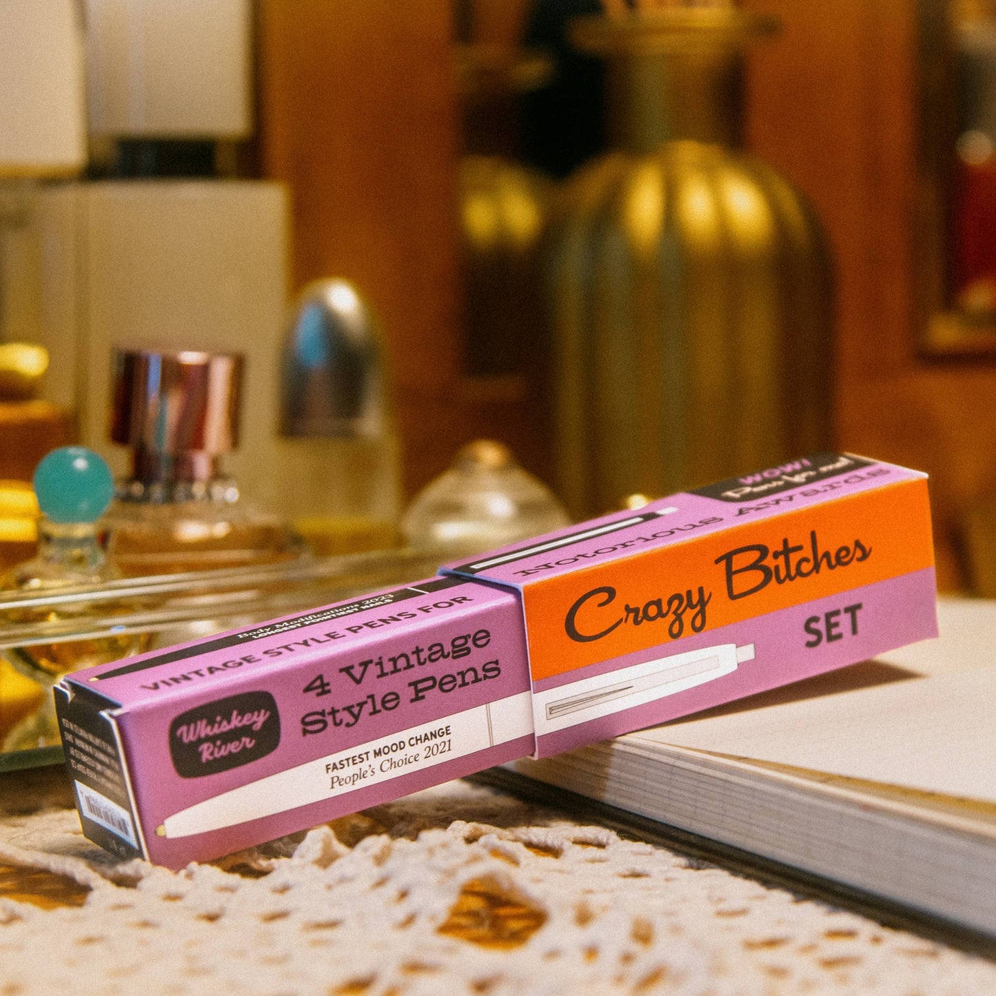 Crazy Bitches Awards Pen Set | Funny Pens