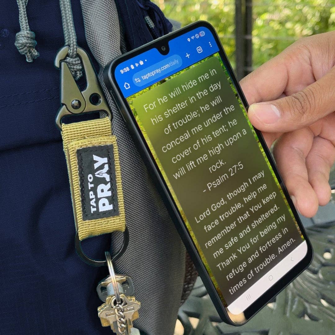 Tap To Pray™ - Tactical Carabiner Keychain