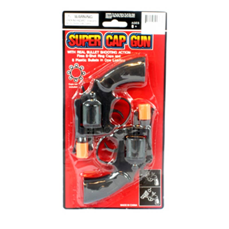 2-Pc Black Cap Guns