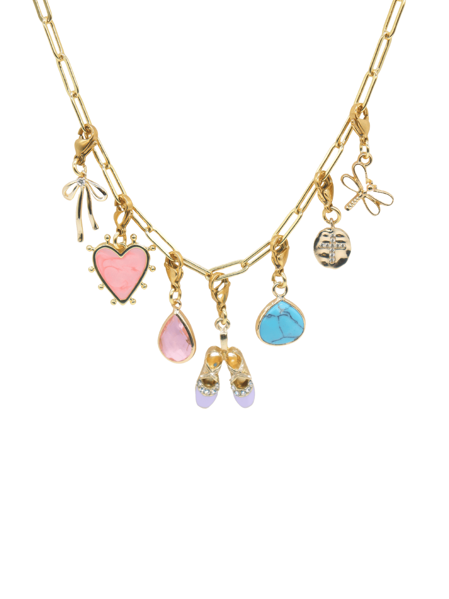 Gold Interchangeable Charm Clasp| Pack of Five