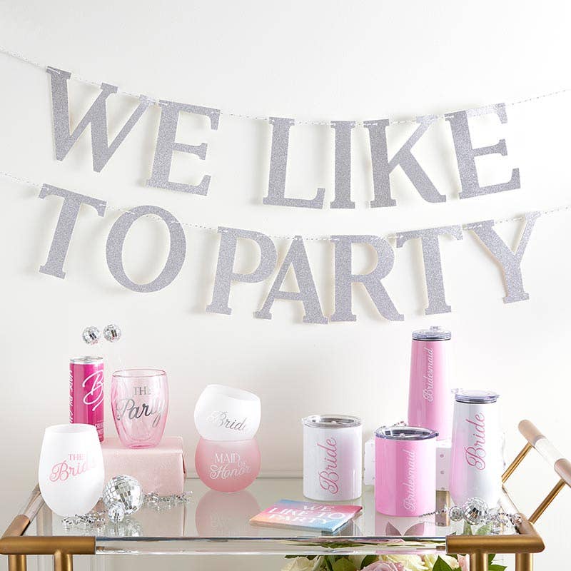 Stemless Wine Glass - The Bride