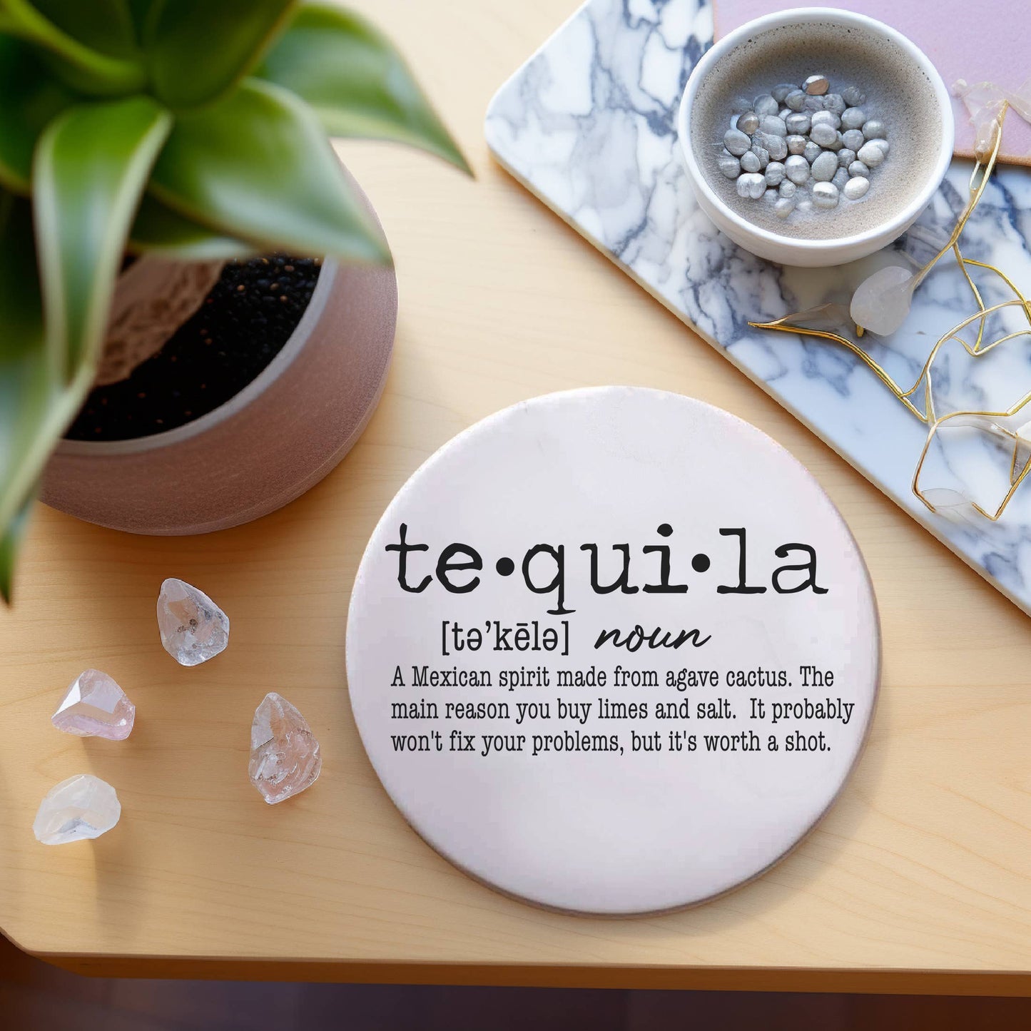 Funny Coaster Gift Sets, Humor Drink Dictionary Definitions