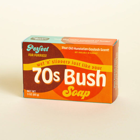 70s Bush Triple Milled Boxed Bar Soap | Funny Soap |Fun Gift