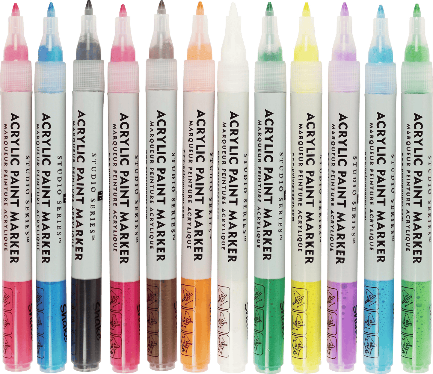 Studio Series Acrylic Paint Markers (Set of 12)