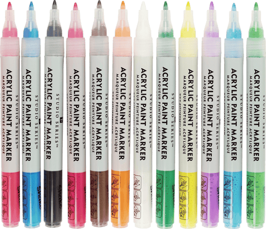 Studio Series Acrylic Paint Markers (Set of 12)