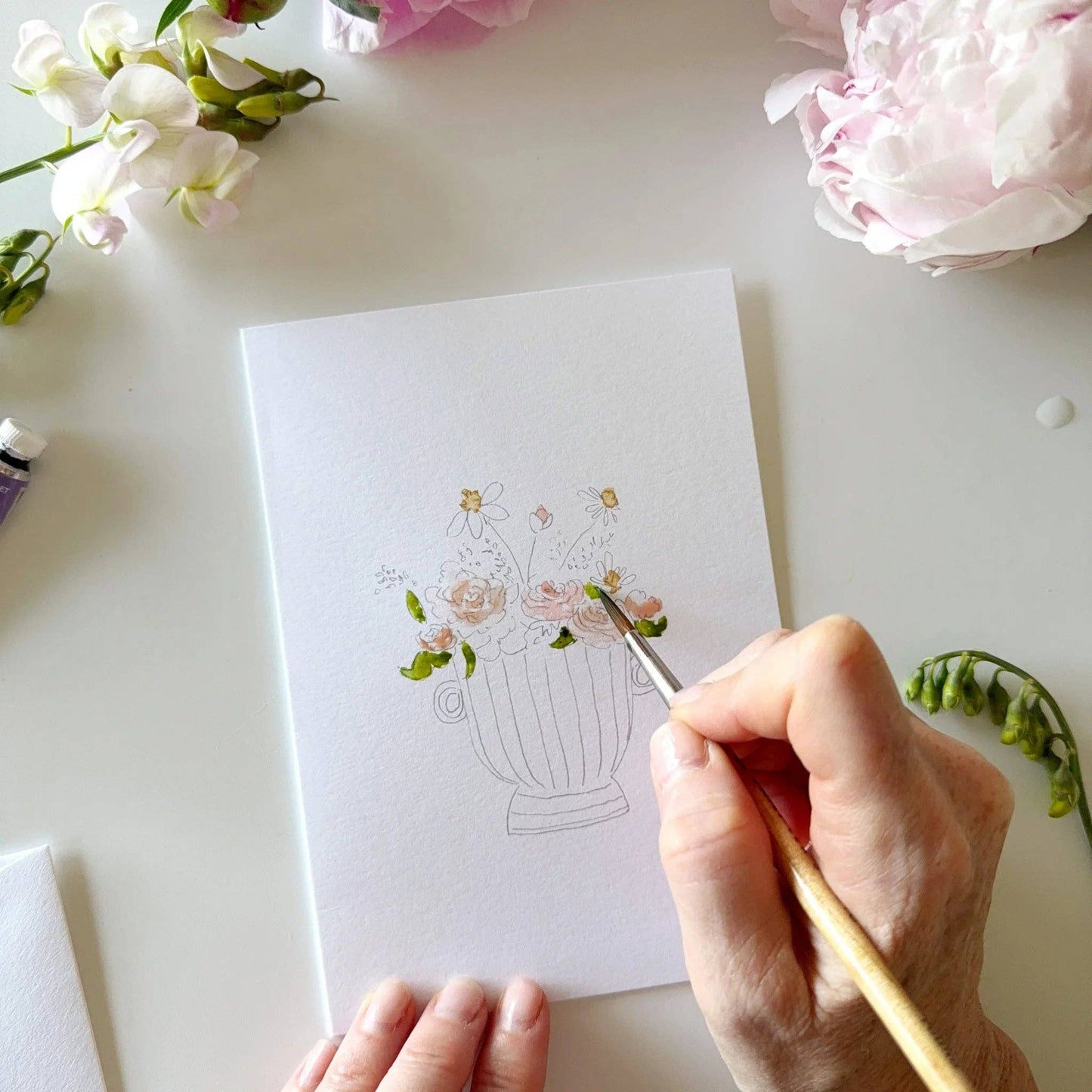 watercolor notecard set