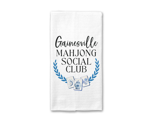 Wendell Mahjong Social Club Towel Mahjong Tile Preppy City