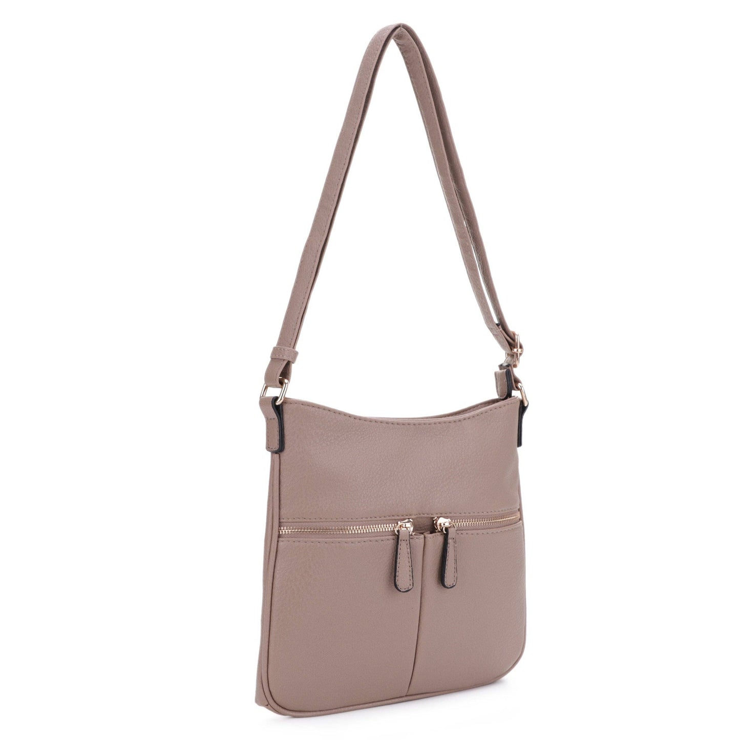 FC19547 Double Front Pocket Crossbody Bag