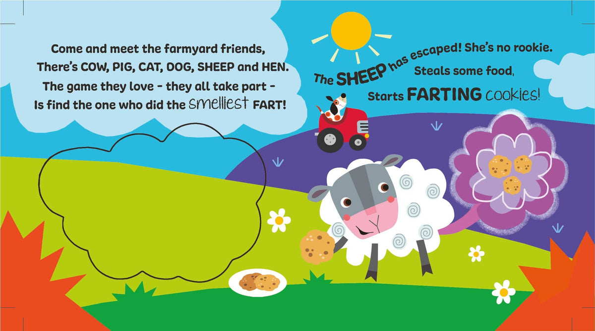Farmyard Farts – Scratch and Sniff Book with REAL smells