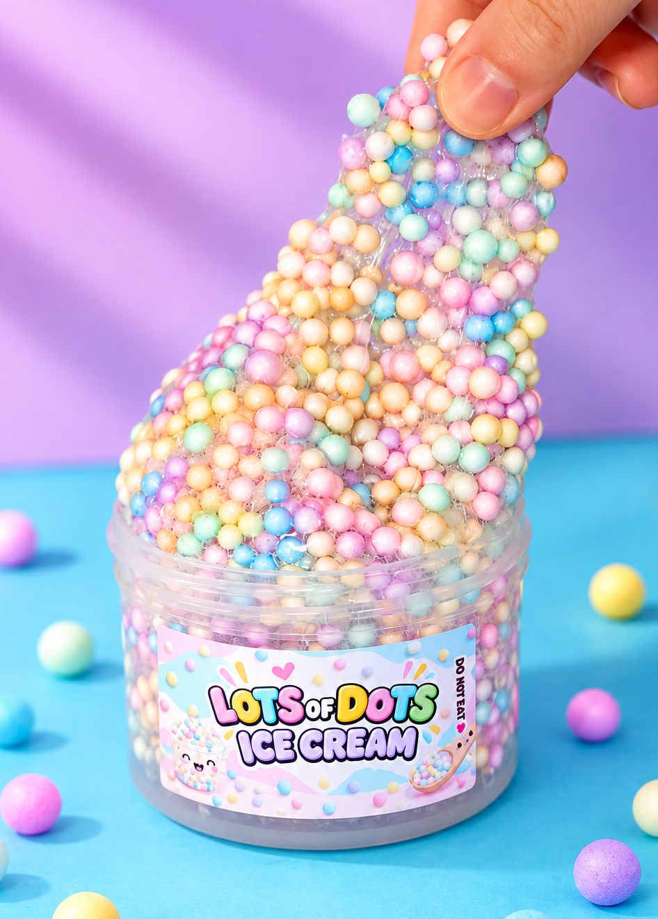 Lots Of Dots Ice Cream Slime