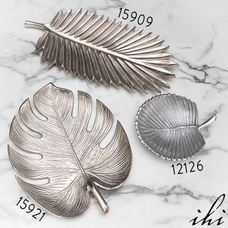 Tropical Leaf Aluminum Tray