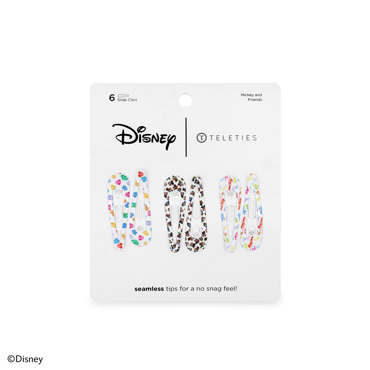 Mickey and Friends Snap Clip (6ct)