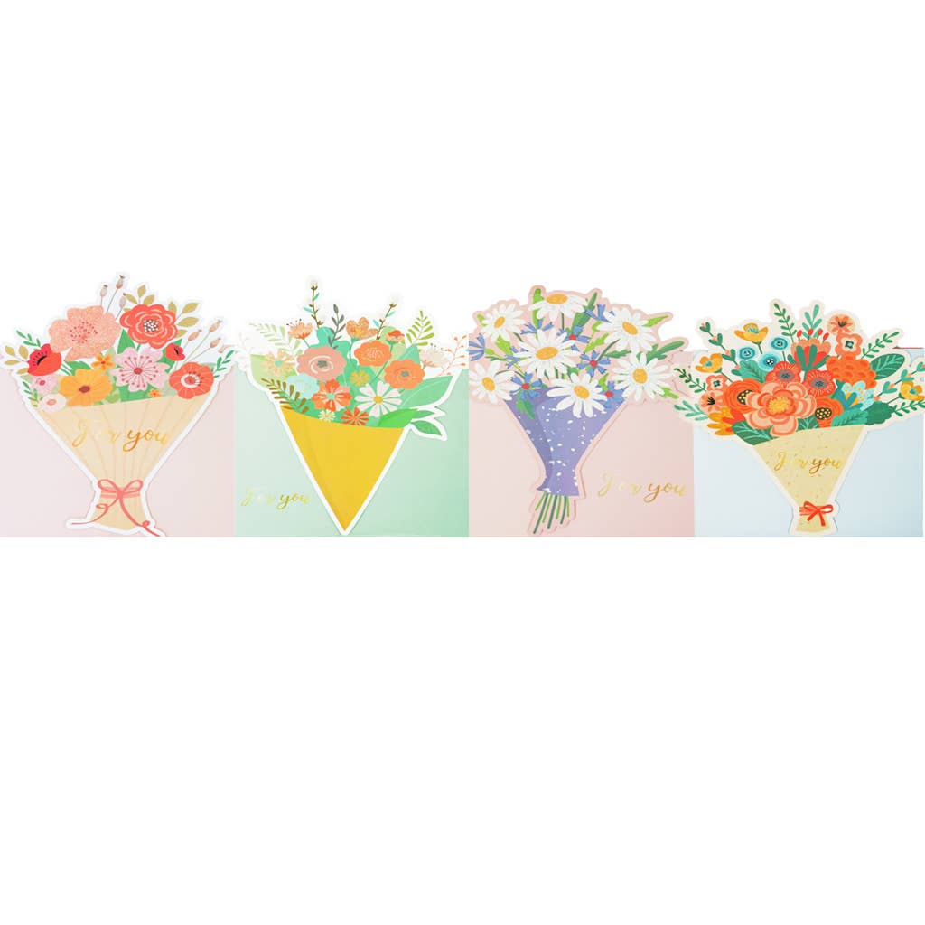 Everyday Bag - Pastel colors with floral bouquet