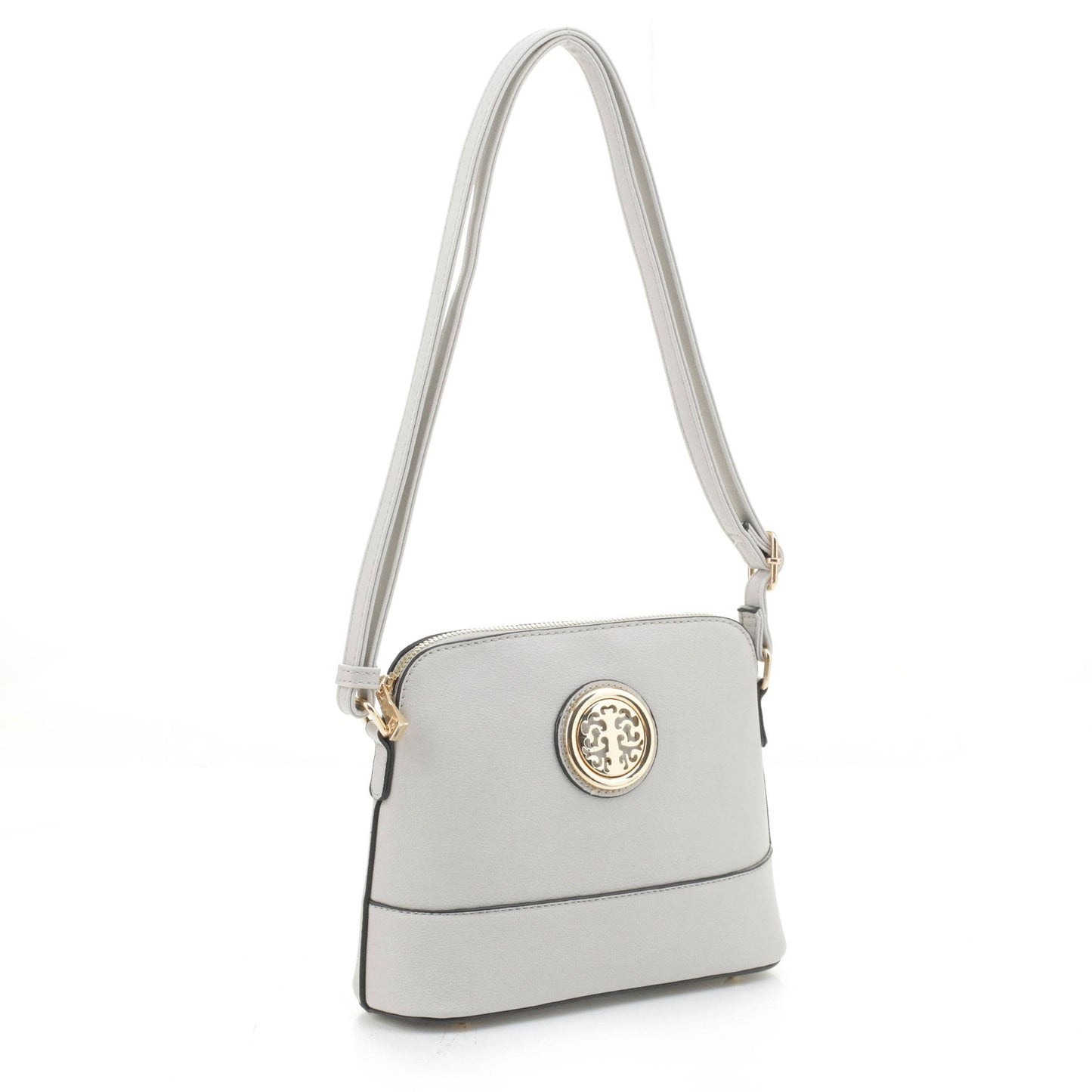 FC19565 Circle Hardware Crossbody Bag