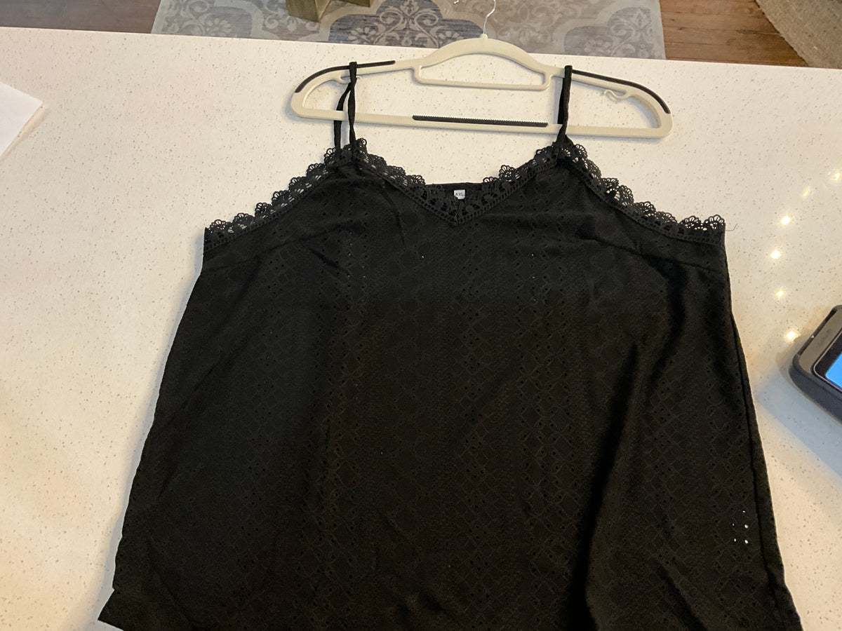 Black Lace Tank