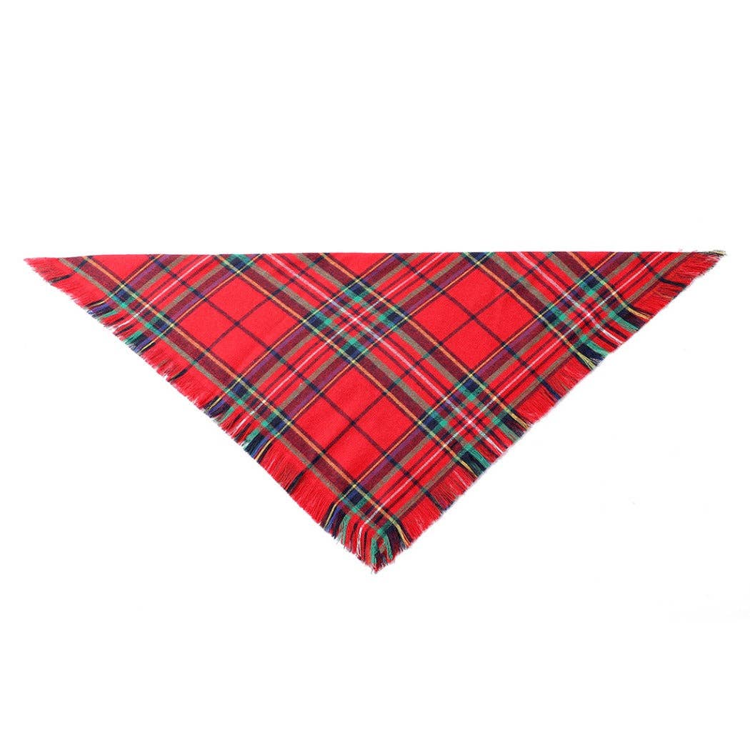 Christmoo – Tartan Fringe Pet Bandana