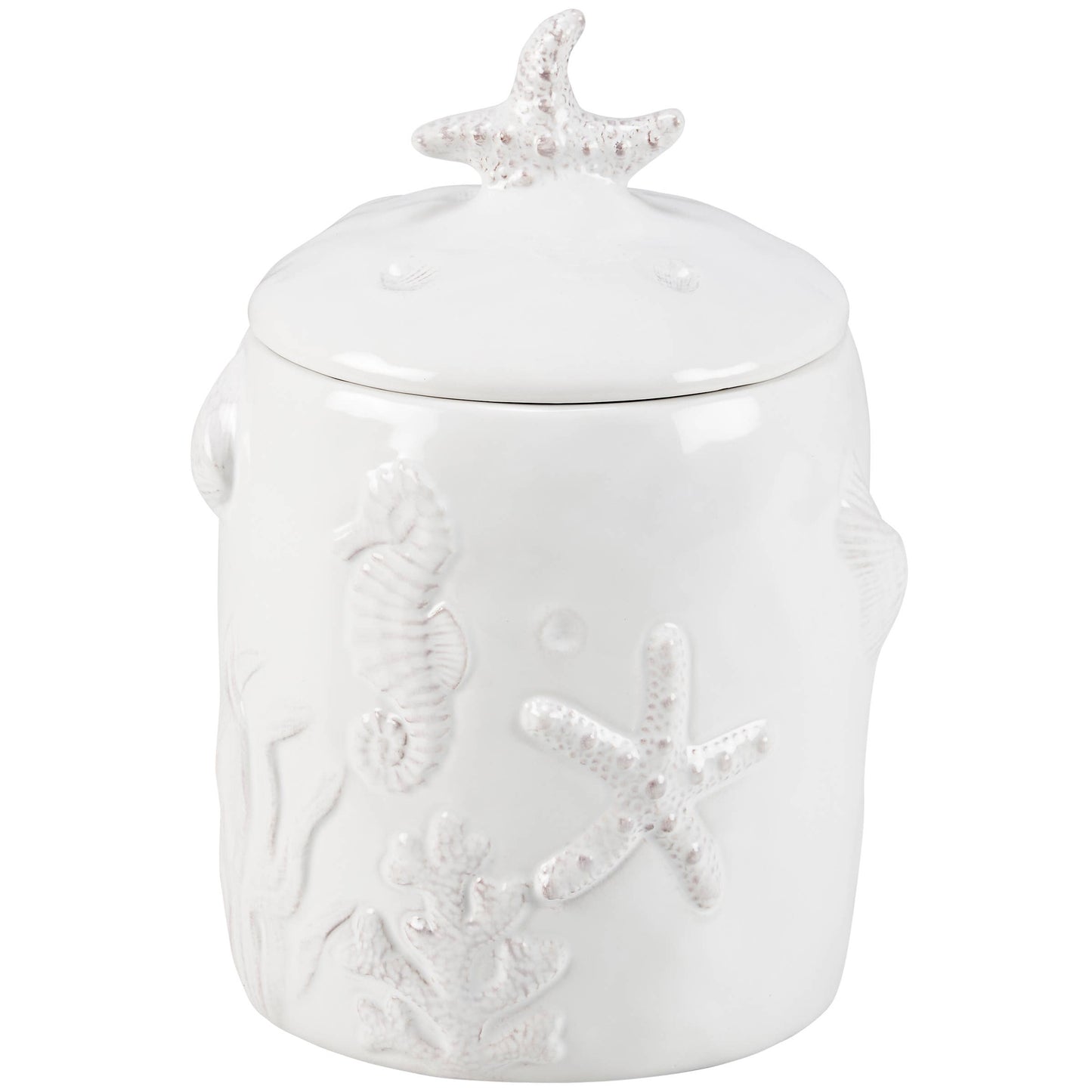 Embossed Beach Canister
