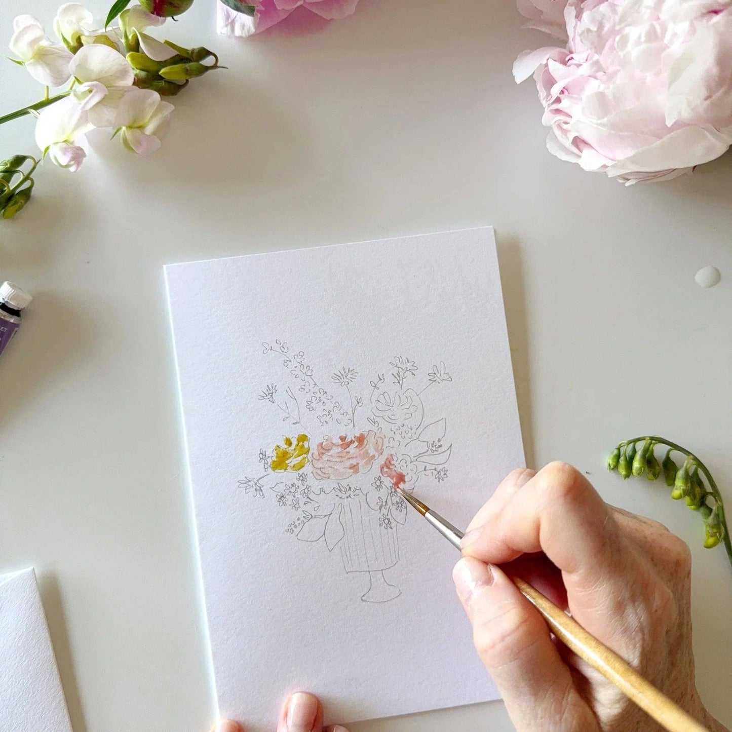 watercolor notecard set