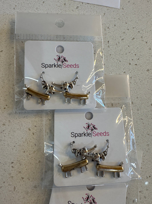 Little Long Dog Earrings