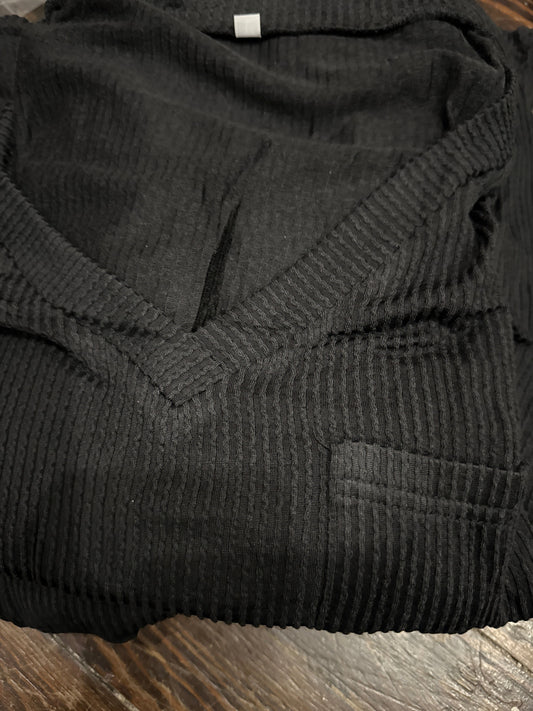 Women Black VNeck