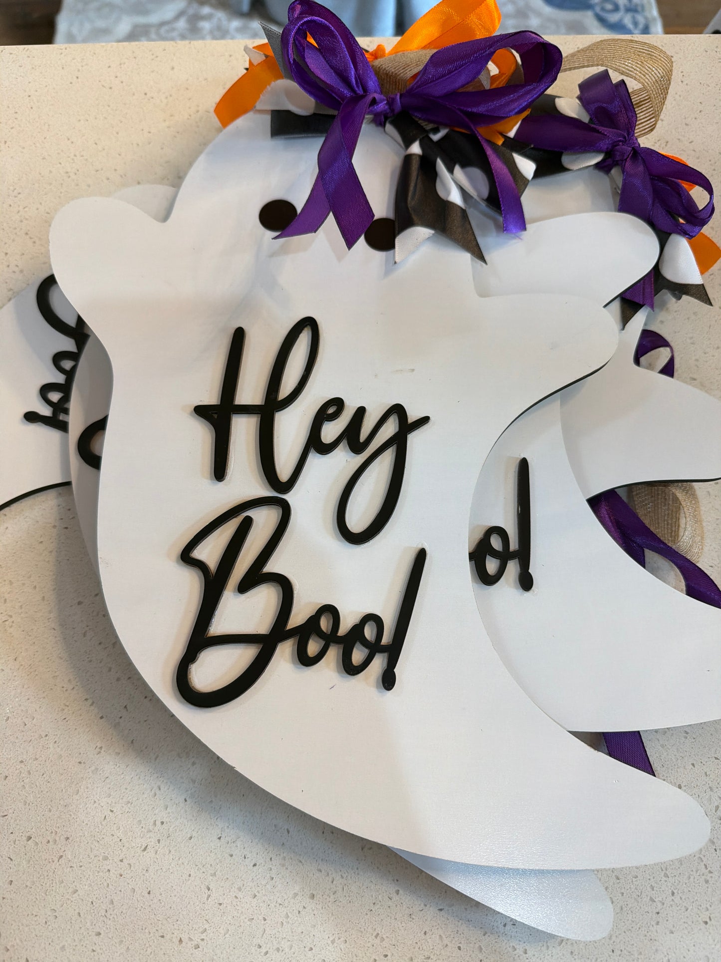 Hey Boo Ghost Door Hanger
