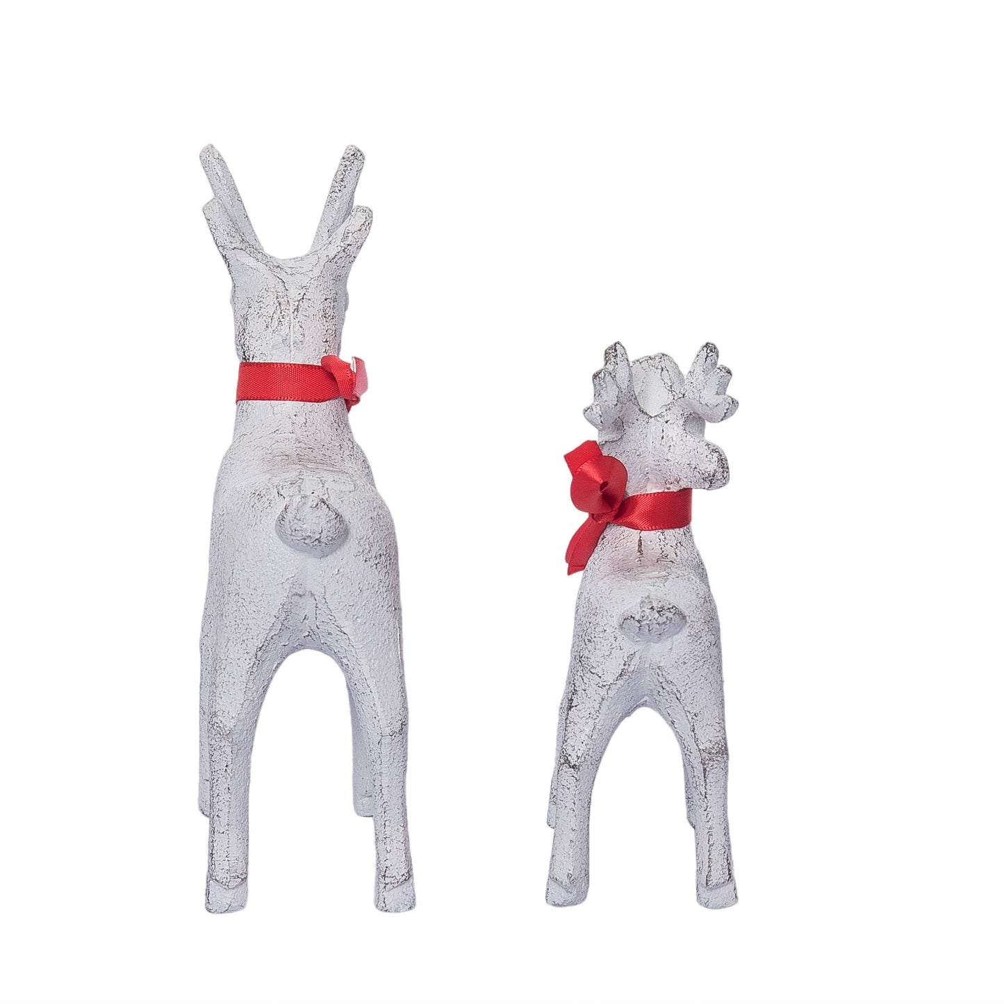 Metal 6.69" Christmas Big Little Reindeer Set 2 DS