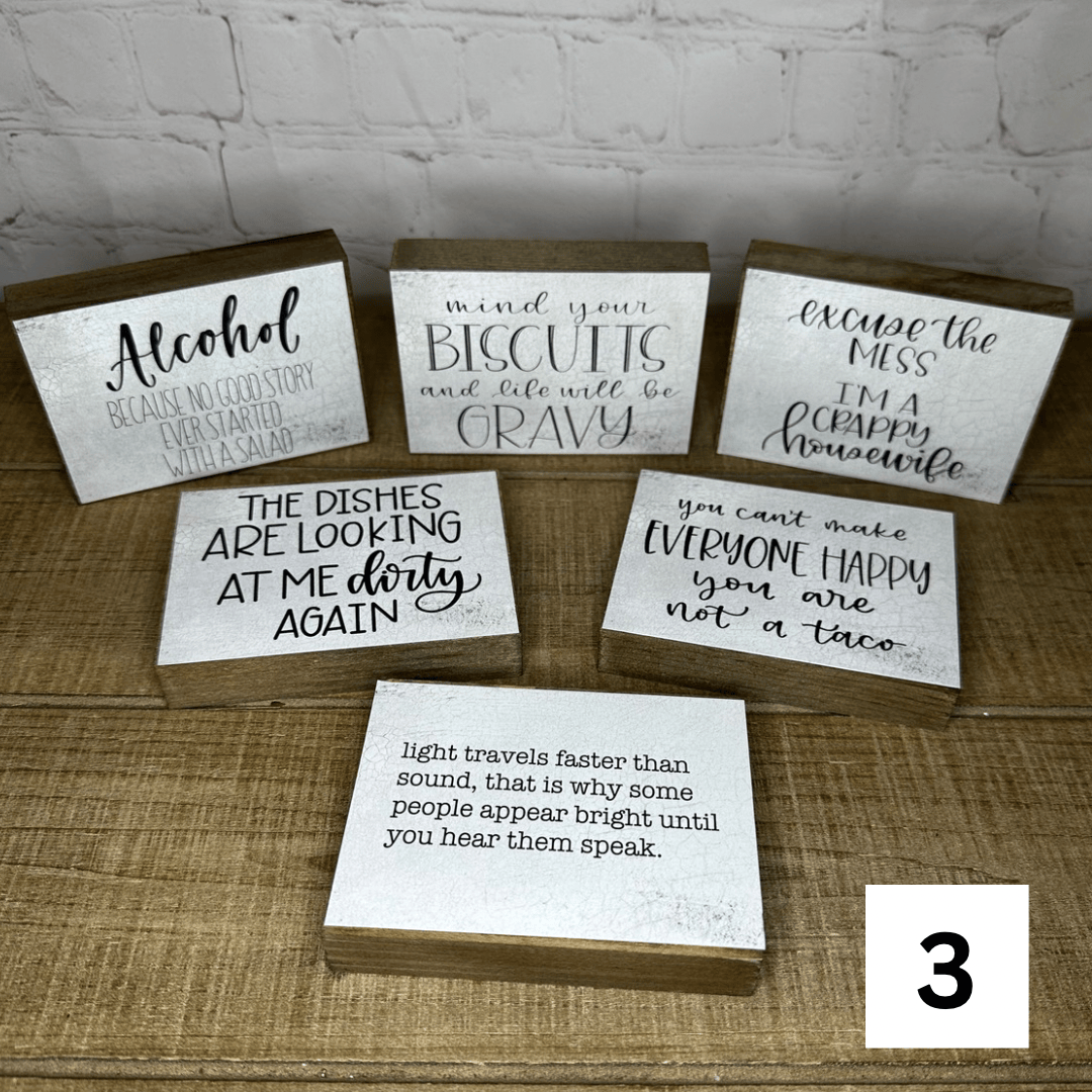 Set of 6 Everyday Blocks 