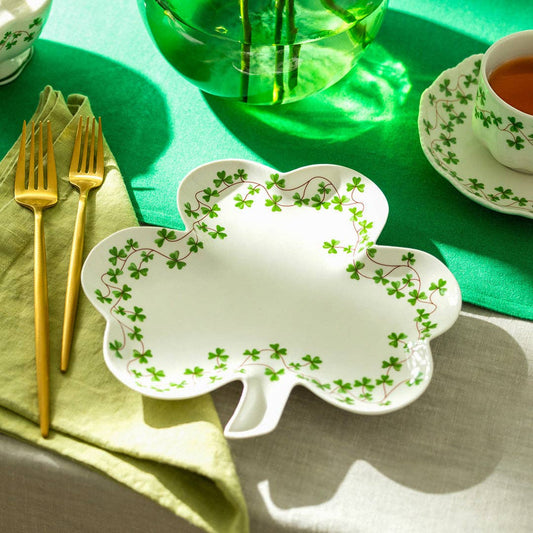 Shamrock 8.75" Fine Porcelain Serving Plate