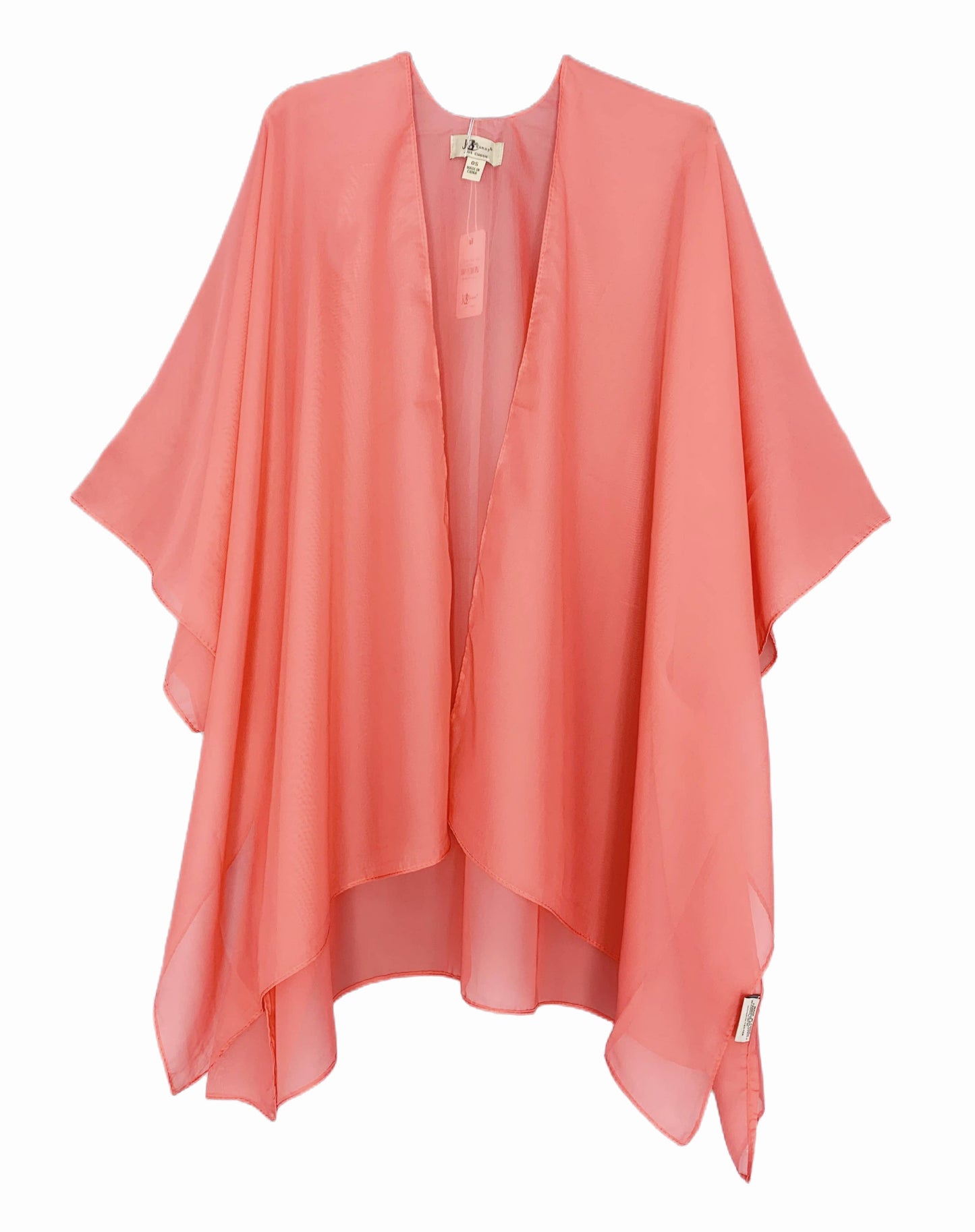 24 Colors--JC071034 Solid Color Lightweight Cover-Up/Kimono