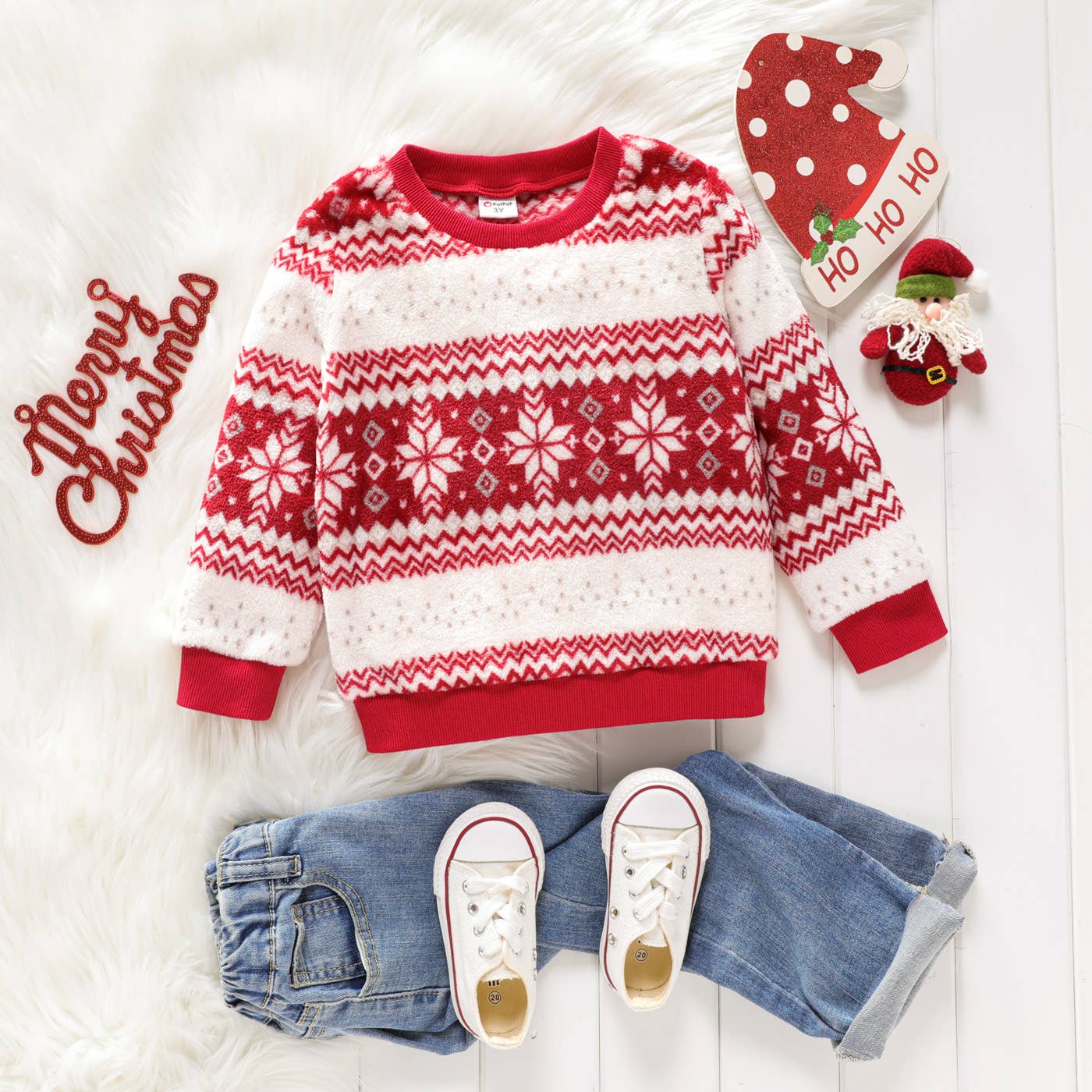 Christmas Toddler Boy/Girl Snowflake Sweatshirt