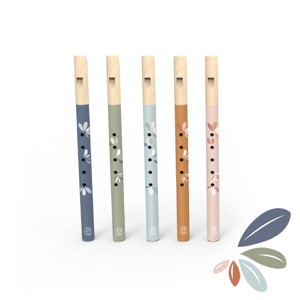 Display of 10 assorted Flutes