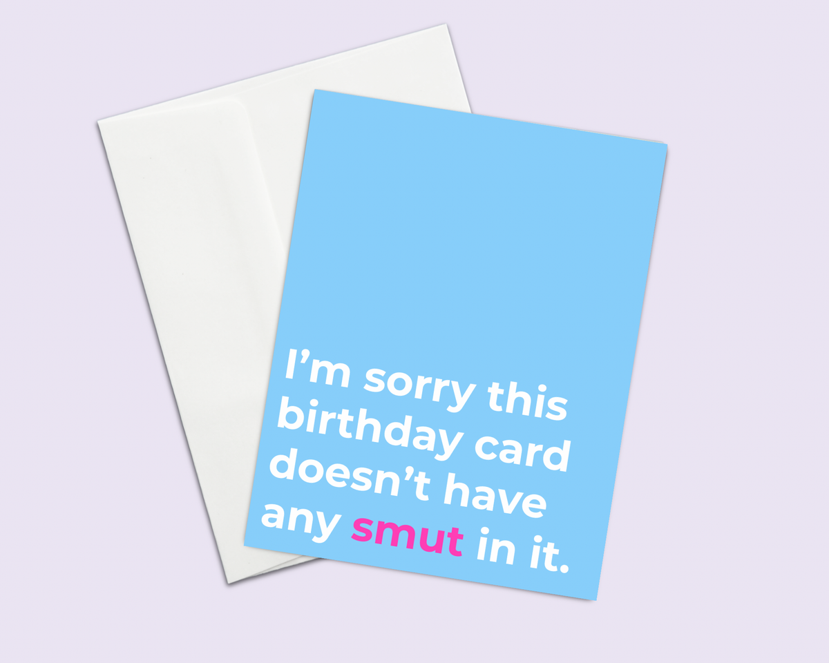 Funny Smut Reader Birthday Card | Greeting Card for Readers