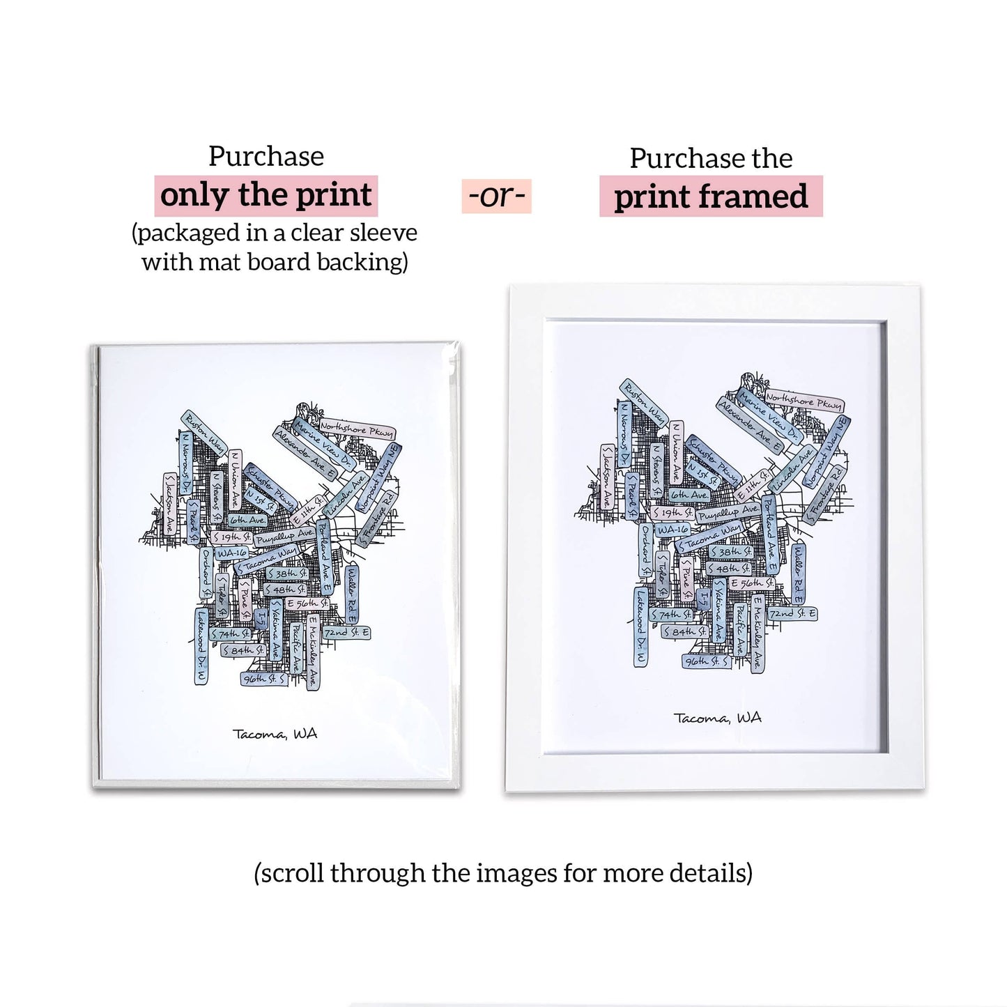 Street Map Print -
