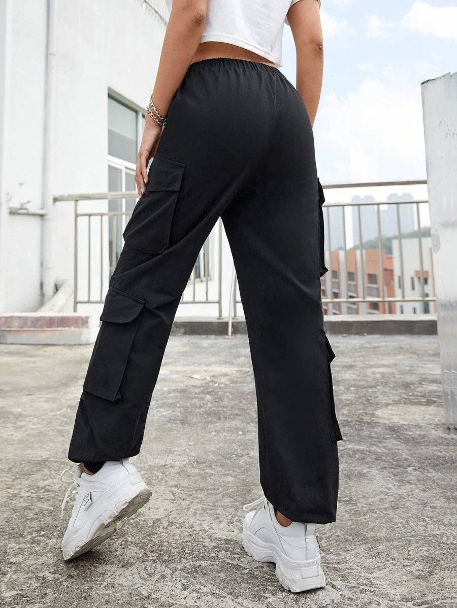 High Street Hip Hop Women Pants
