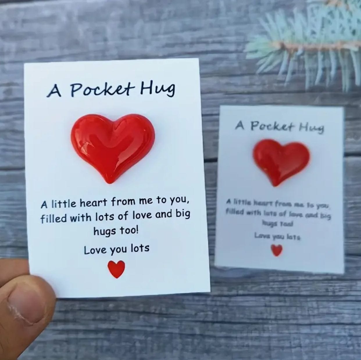 A Perfect Hug Card and Token