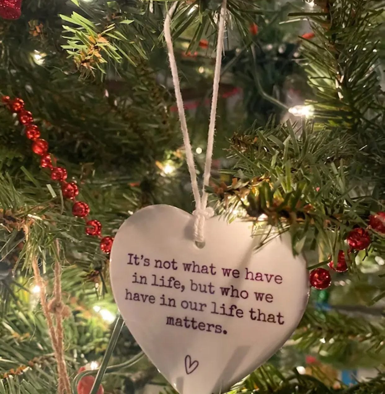 It’s Not What We Have In Life… Ornament
