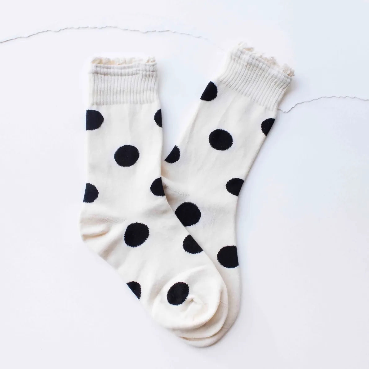 POLKA DOT RUFFLE IVRY