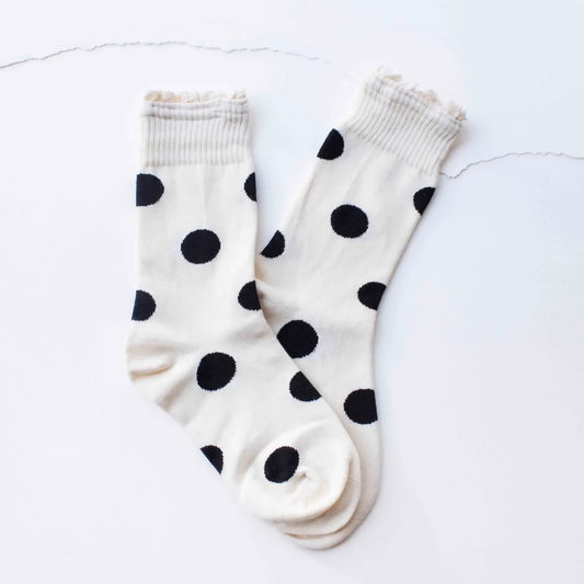 POLKA DOT RUFFLE IVRY