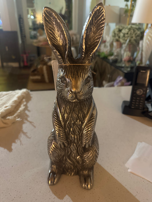 Tall Pewter Bunny