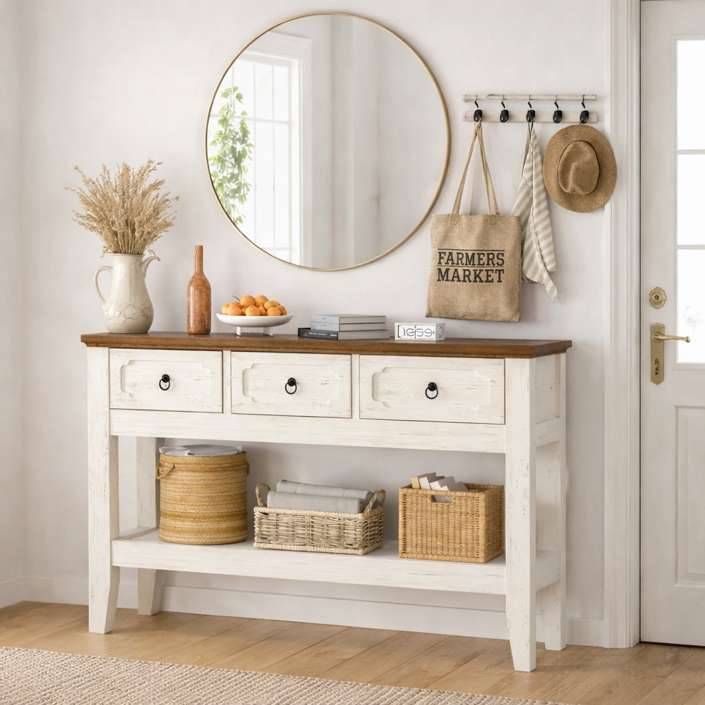 Farmhouse Entry Way Table