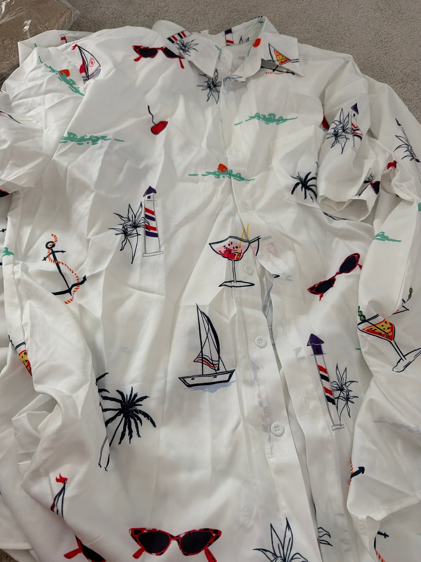 Men’s Summer Button Down