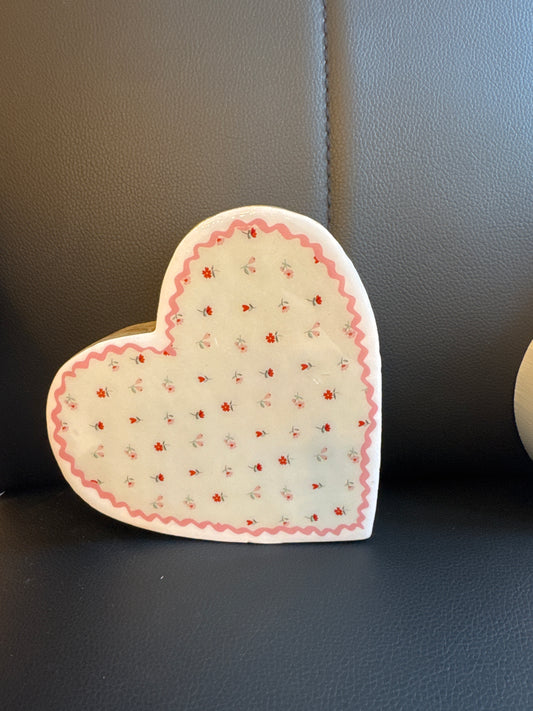 Wood & Resin Heart