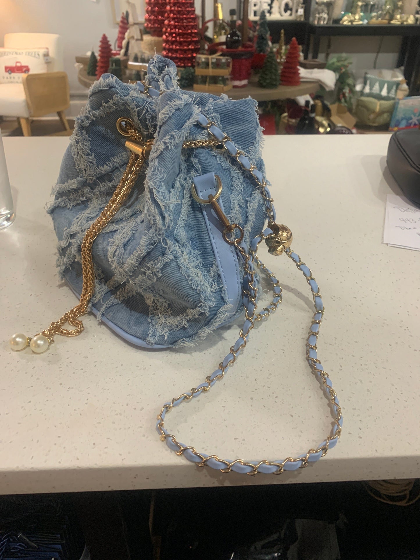 Blue Denim Purse