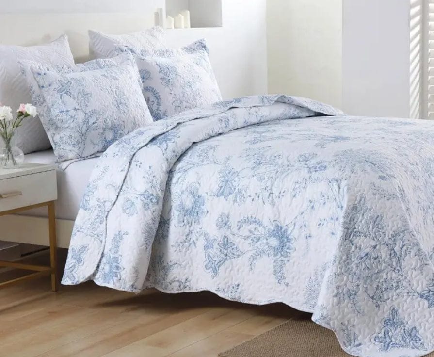 King Blue Floral